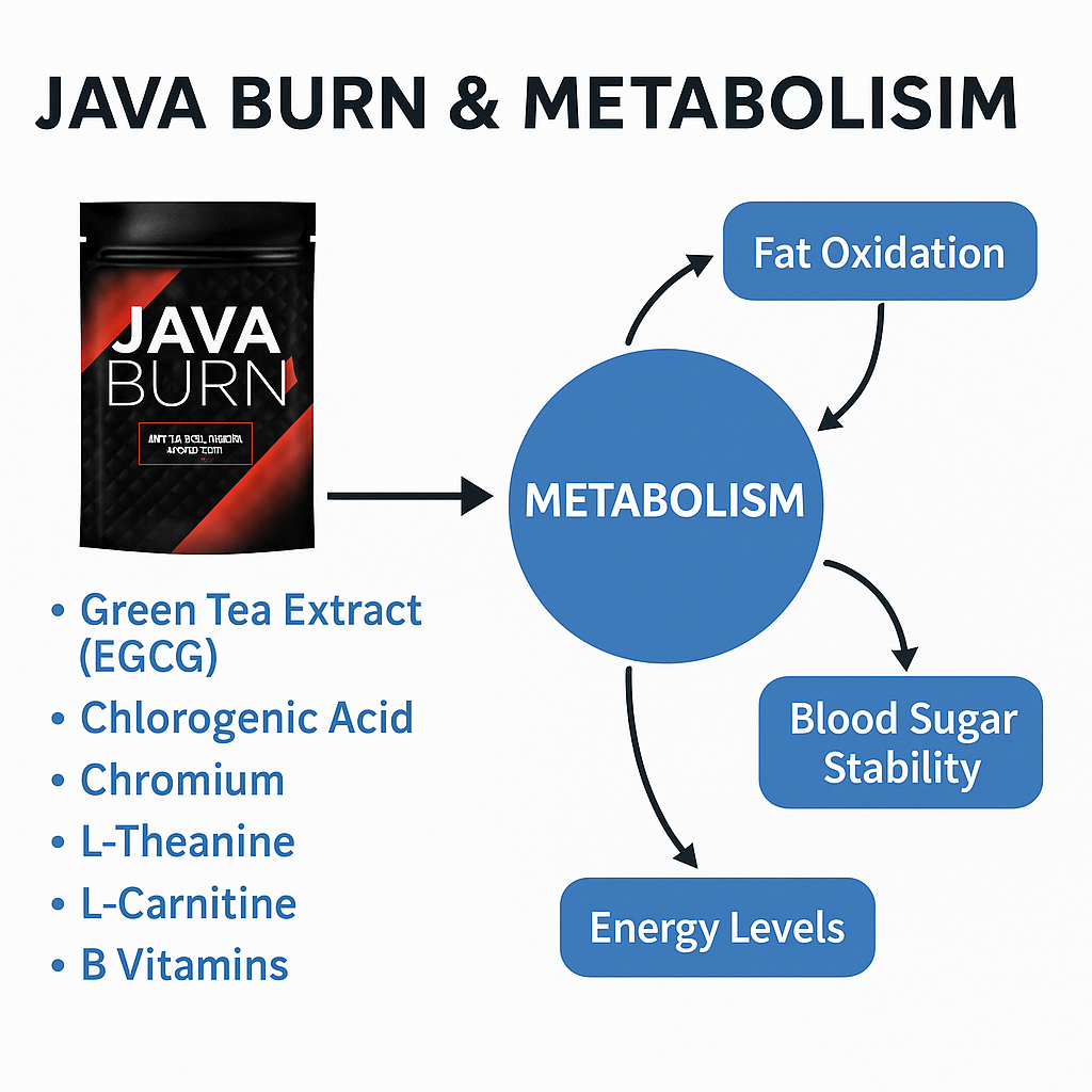 Java Burn metabolic boost diagram